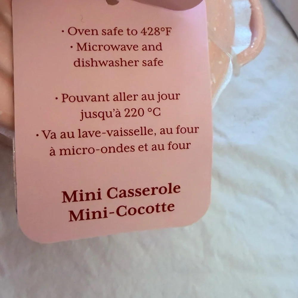 Mini Casserole with Heart Lid mini cocotte